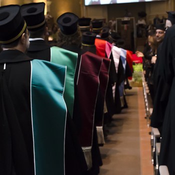 Aula Magna di Santa Lucia - via Castiglione 36 - Bologna - Cerimonia di proclamazione dei Dottori di ricerca - 08 Giugno 2018