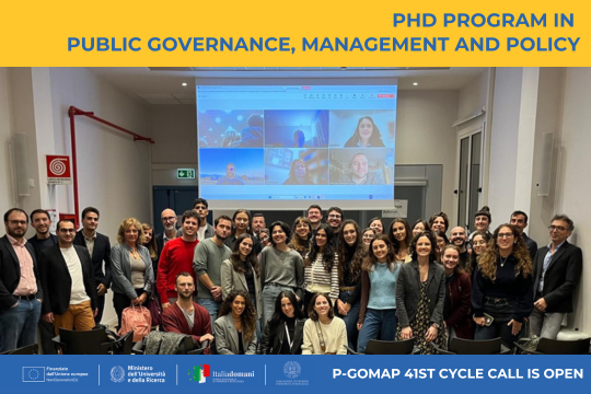 PhD in Public Governance, Management and Policy (GoMaP)